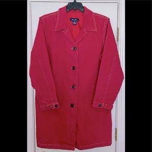 ‼️Denim & Co. Red Denim Jacket/Coat‼️ *SOLD*